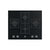 Hoover H300 HVG6DK3B 60cm Gas on Glass Hob - Black Glass - Unbeatable Bathrooms