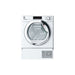 Hoover H500 BATD H7A1TCE-80 B/I 7kg Heat Pump Condenser Dryer - White w/Chrome Door - Unbeatable Bathrooms