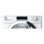 Hoover H500 BATD H7A1TCE-80 B/I 7kg Heat Pump Condenser Dryer - White w/Chrome Door - Unbeatable Bathrooms