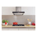 Hoover H500 HTS9CBK5XWIFI T-Shape Chimney Hood - Black Glass & St/Steel - Unbeatable Bathrooms