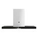Hoover H500 HTS9CBK5XWIFI T-Shape Chimney Hood - Black Glass & St/Steel - Unbeatable Bathrooms