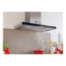 Hoover H500 HTS9CBK5XWIFI T-Shape Chimney Hood - Black Glass & St/Steel - Unbeatable Bathrooms