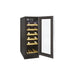 Hoover H500 HWCB 30 UK/N 30cm Wine Cooler - Black Glass & St/Steel - Unbeatable Bathrooms