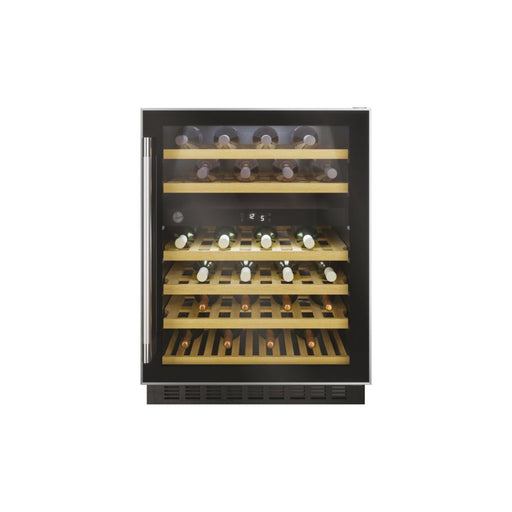 Hoover H500 HWCB 60 UK/N 60cm Wine Cooler - Black Glass & St/Steel - Unbeatable Bathrooms