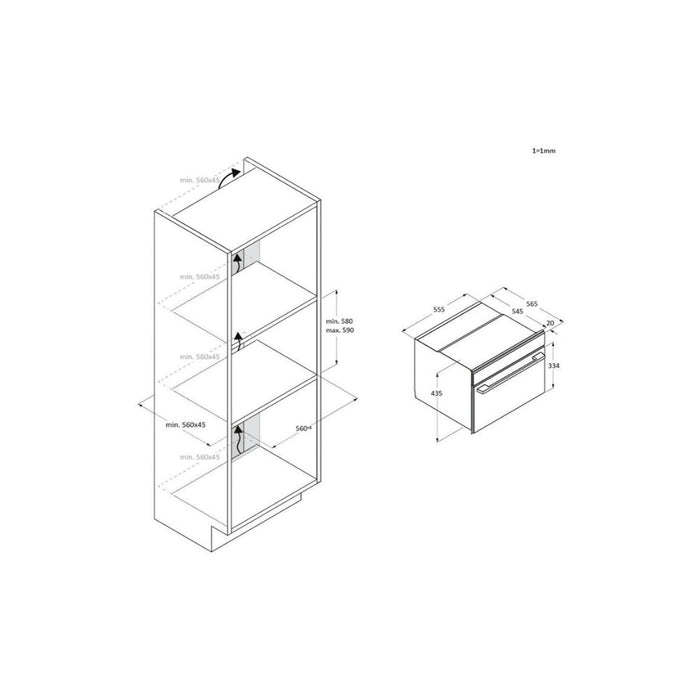 Hoover HO4MWS9G6NQB B/I 900W Microwave & Grill - Black - Unbeatable Bathrooms