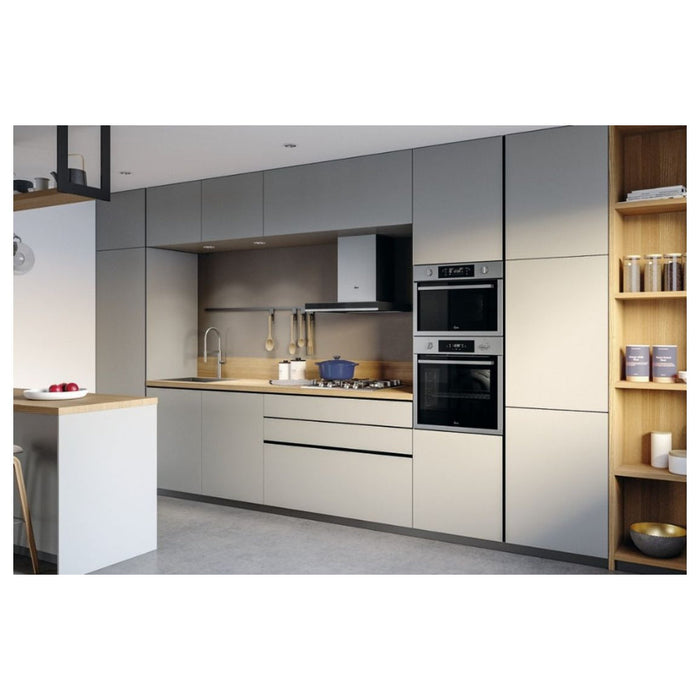 Hoover HTS6CBH3X 60cm Island Hood - Black & St/Steel - Unbeatable Bathrooms