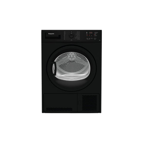 Hotpoint C HD C82 BBGD UK F/S 8kg Condenser Dryer - Black - Unbeatable Bathrooms