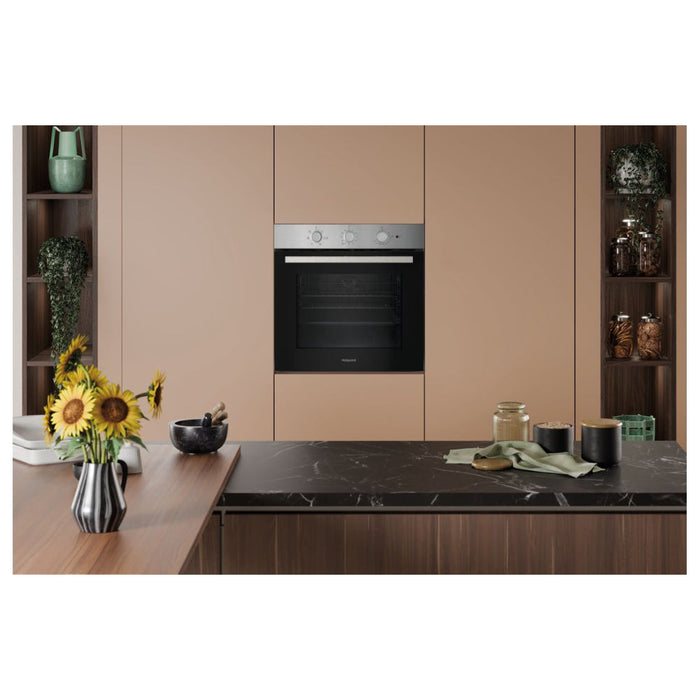 Hotpoint Class 2 HO 235H X UK Single Electric Oven - St/Steel - Unbeatable Bathrooms
