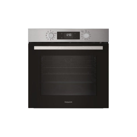 Hotpoint Class 2 HO 278P X UK Single Pyrolytic Oven - Black - Unbeatable Bathrooms