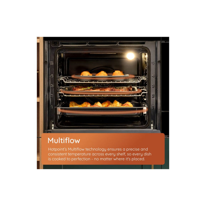 Hotpoint Class 2 HO 455HZ B UK Single Electric Oven - Black - Unbeatable Bathrooms