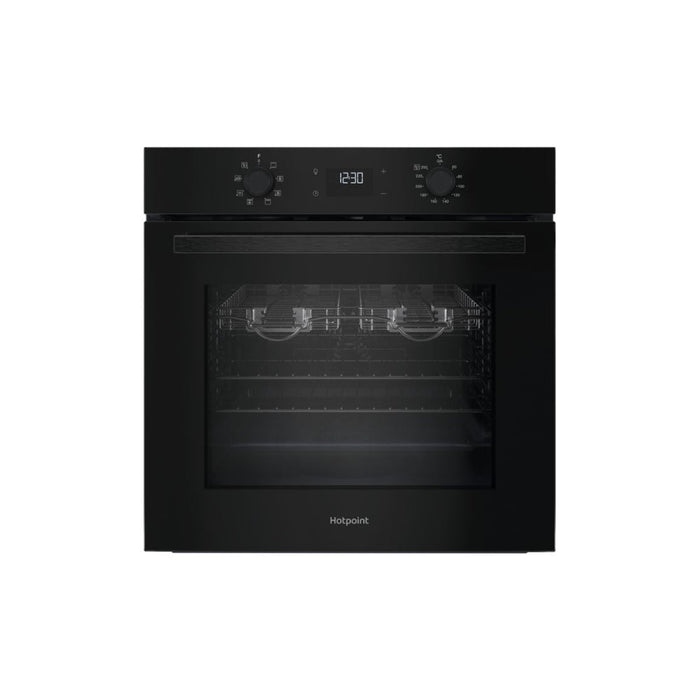 Hotpoint Class 2 HO 455HZ B UK Single Electric Oven - Black - Unbeatable Bathrooms