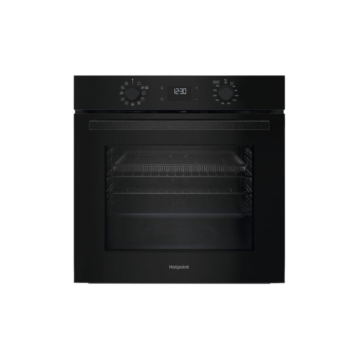 Hotpoint Class 2 HO 458CF B UK Single Electric Oven - Black - Unbeatable Bathrooms