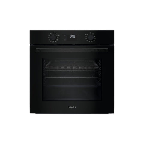 Hotpoint Class 2 HO 458HF B UK Single Electric Oven - Black - Unbeatable Bathrooms