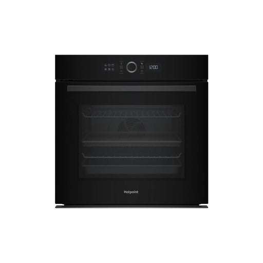 Hotpoint Class 4 HOI4S8PM0BUK Single Pyrolytic Oven - Black - Unbeatable Bathrooms