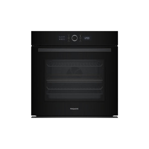 Hotpoint Class 4 HOI4S8PM0BUK Single Pyrolytic Oven - Black - Unbeatable Bathrooms