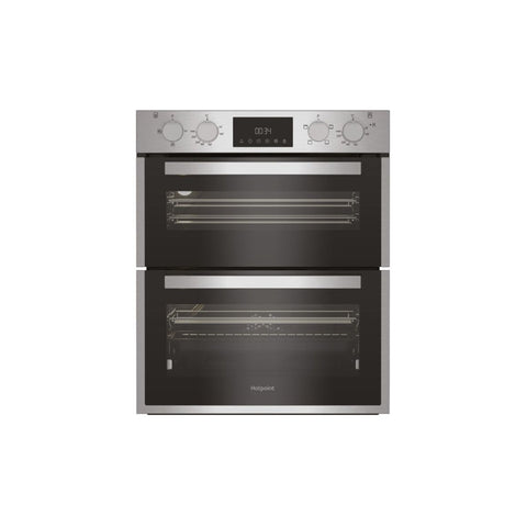 Hotpoint DUH 12D1 IX Built Under Double Electric Oven - St/Steel - Unbeatable Bathrooms
