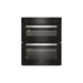 Hotpoint DUH 12G1 B Built Under Double Electric Oven - Black - Unbeatable Bathrooms