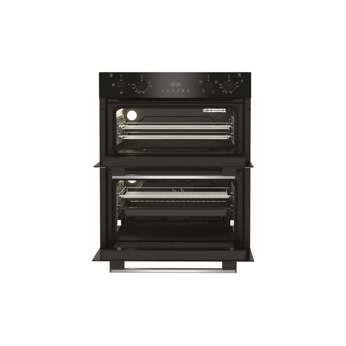 Hotpoint DUH 12G1 B Built Under Double Electric Oven - Black - Unbeatable Bathrooms