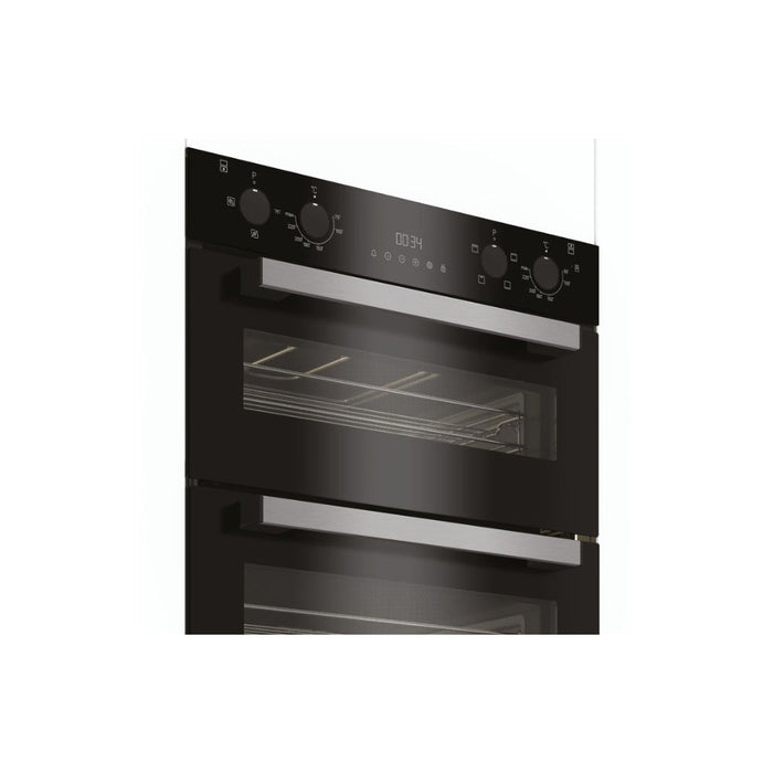 Hotpoint DUH 12G1 B Built Under Double Electric Oven - Black - Unbeatable Bathrooms