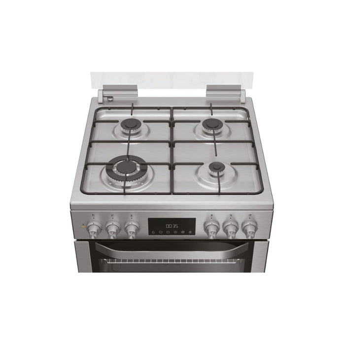 Hotpoint HDD6GDC2WX Dual Fuel Cooker - St/Steel - Unbeatable Bathrooms