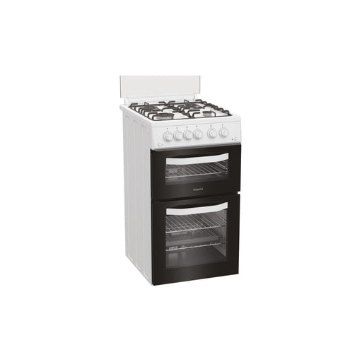 Hotpoint HDG5GCW Slim Gas Cooker - White - Unbeatable Bathrooms