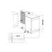 Hotpoint HFC 3C26 W C UK F/S 14 Place Dishwasher - White - Unbeatable Bathrooms