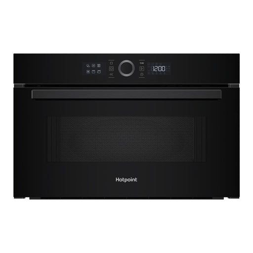 Hotpoint HMD44MBUK B/I 1000W Microwave & Grill - Black - Unbeatable Bathrooms