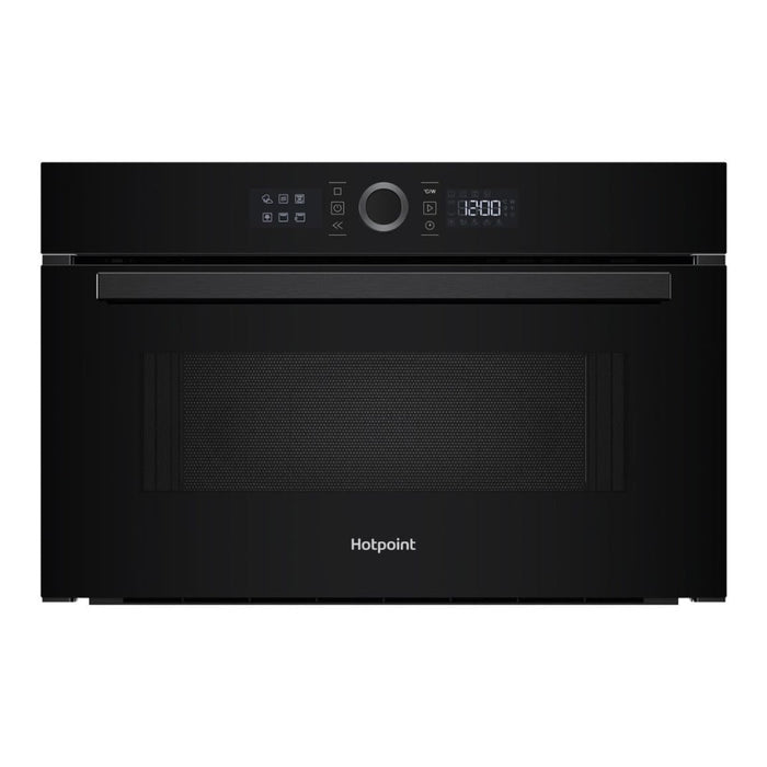 Hotpoint HMD44MBUK B/I 1000W Microwave & Grill - Black - Unbeatable Bathrooms