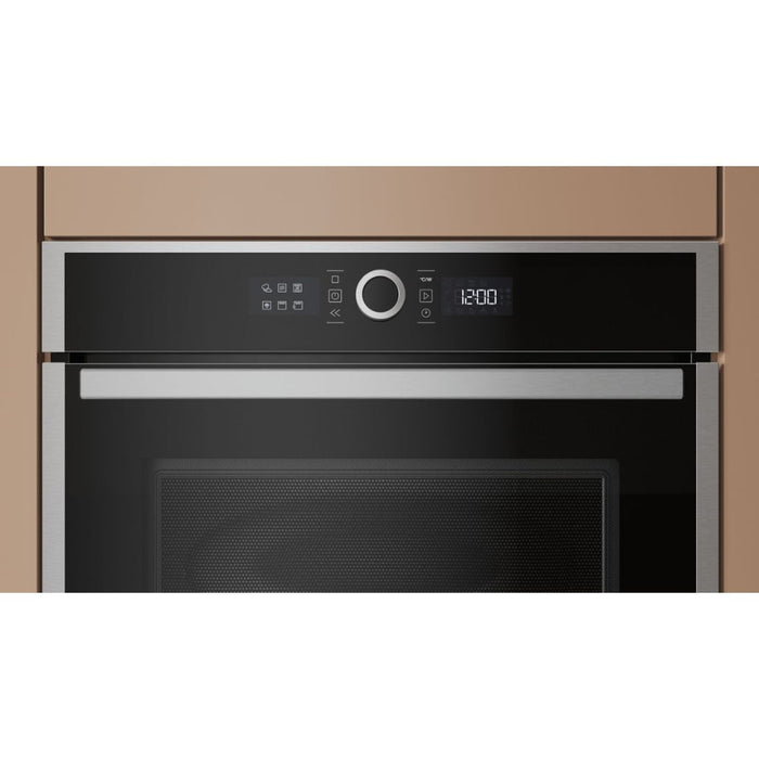 Hotpoint HMW47HMXUK B/I 900W Microwave & Grill - St/Steel - Unbeatable Bathrooms