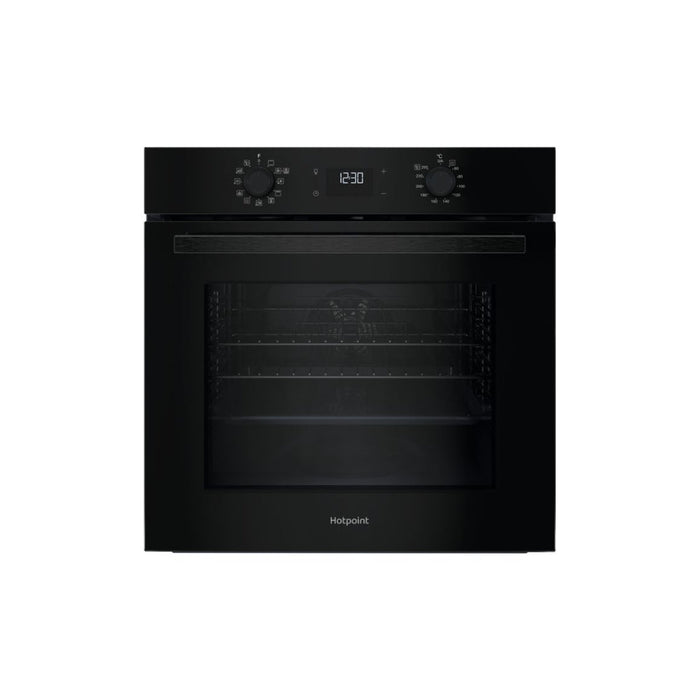Hotpoint HO 458H B UK Single Electric Oven - Black - Unbeatable Bathrooms