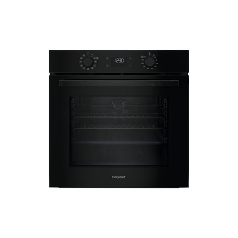 Hotpoint HO 458H B UK Single Electric Oven - Black - Unbeatable Bathrooms
