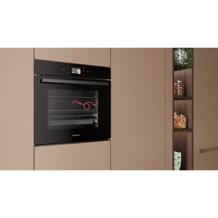 Hotpoint HOI98FPT2SBUK Single Pyrolytic Oven - Black - Unbeatable Bathrooms