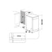 Hotpoint HP2FE10CS90WUK F/S 10 Place Slim Dishwasher - White - Unbeatable Bathrooms