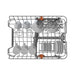 Hotpoint HP4ID11CS80UK F/I 11 Place Slim Dishwasher - Unbeatable Bathrooms