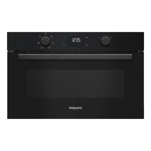 Hotpoint HPD254CRBUK B/I 1000W Microwave & Grill - Black - Unbeatable Bathrooms