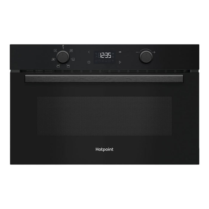 Hotpoint HPD254CRBUK B/I 1000W Microwave & Grill - Black - Unbeatable Bathrooms