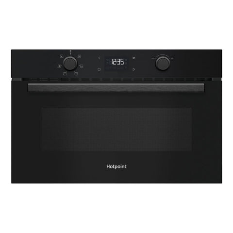 Hotpoint HPD254CRBUK B/I 1000W Microwave & Grill - Black - Unbeatable Bathrooms