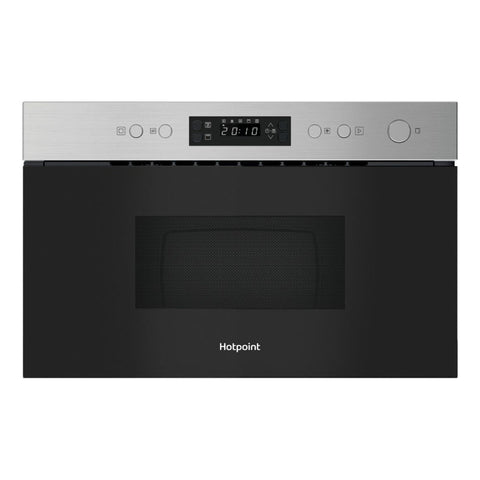 Hotpoint HPMK12CXUK B/I 750W Microwave & Grill - St/Steel - Unbeatable Bathrooms