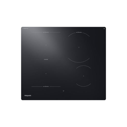 Hotpoint HTX6014DCF 60cm Flex Induction Hob - Black - Unbeatable Bathrooms
