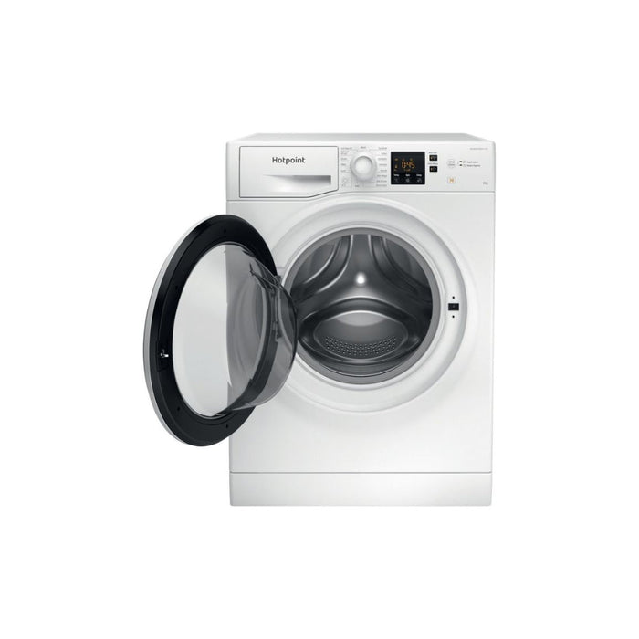 Hotpoint NSWF 846 W UK F/S 8kg 1400rpm Washing Machine - White - Unbeatable Bathrooms