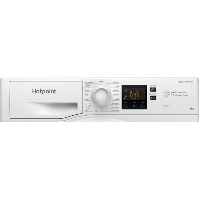 Hotpoint NSWF 846 W UK F/S 8kg 1400rpm Washing Machine - White - Unbeatable Bathrooms