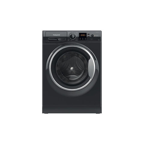 Hotpoint NSWM 1046 BS UK F/S 10kg 1400rpm Washing Machine - Black - Unbeatable Bathrooms