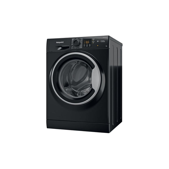 Hotpoint NSWM 1046 BS UK F/S 10kg 1400rpm Washing Machine - Black - Unbeatable Bathrooms