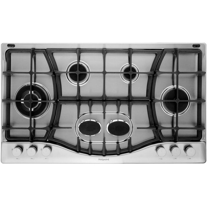 Hotpoint PHC 961 TS/IX/H 90cm Gas Hob - St/Steel - Unbeatable Bathrooms