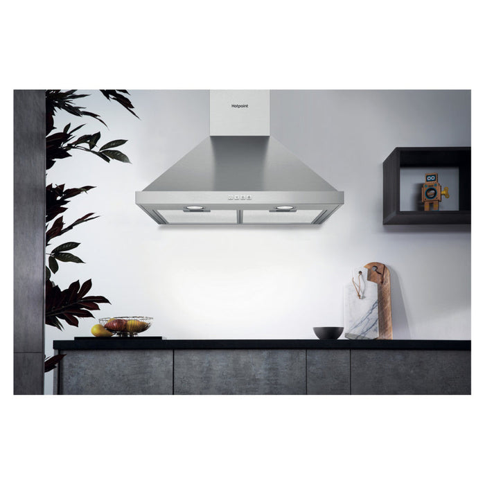 Hotpoint PHPN6.5 FLMX/1 60cm Chimney Hood - St/Steel - Unbeatable Bathrooms