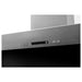 Hotpoint PHVP 6.4F AL K/1 60cm Angled Chimney Hood - Black Glass - Unbeatable Bathrooms