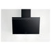 Hotpoint PHVP 62F LT K 60cm Angled Chimney Hood - Black - Unbeatable Bathrooms