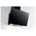Hotpoint PHVP 62F LT K 60cm Angled Chimney Hood - Black - Unbeatable Bathrooms