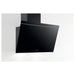 Hotpoint PHVP 62F LT K 60cm Angled Chimney Hood - Black - Unbeatable Bathrooms