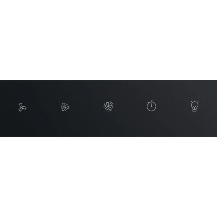 Hotpoint PHVP 82F LT K 80cm Angled Chimney Hood - Black - Unbeatable Bathrooms